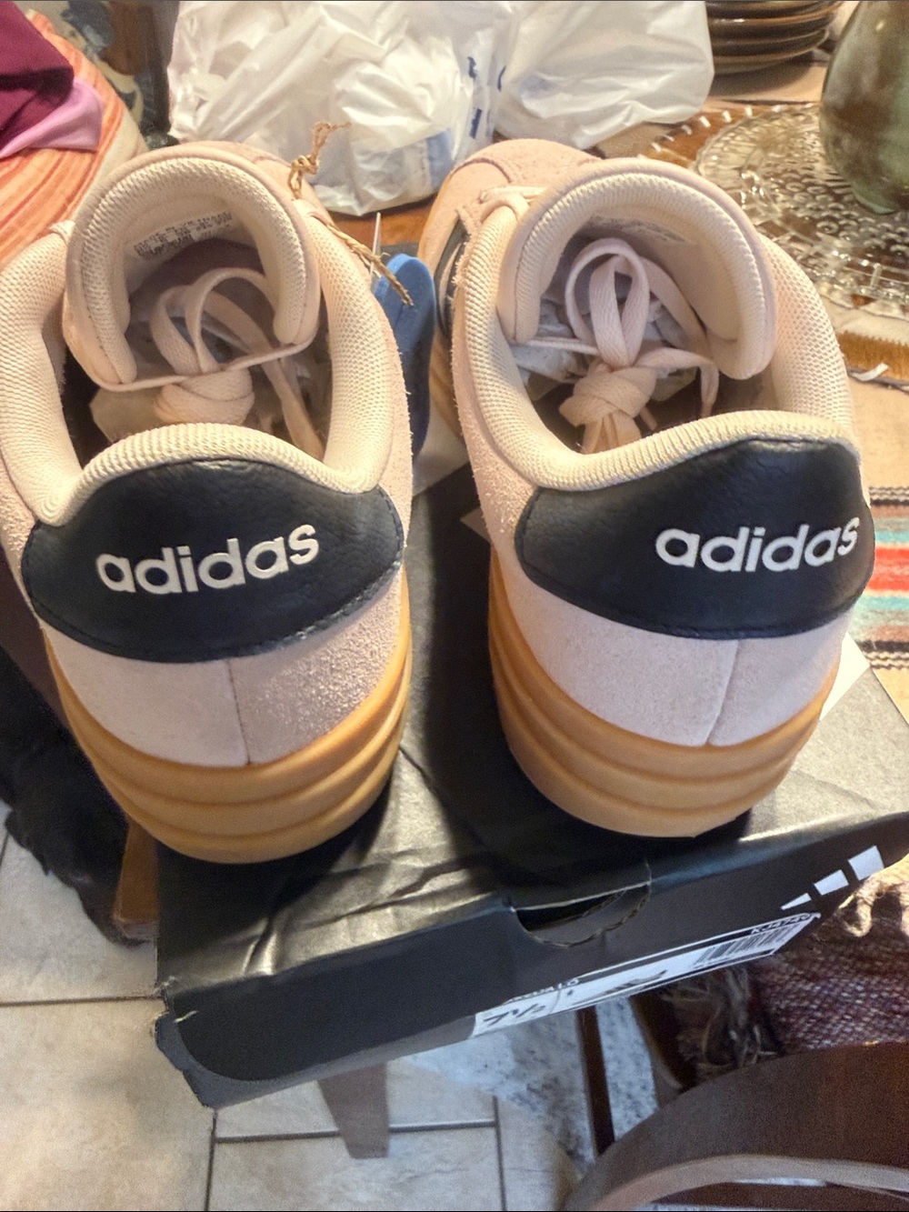 adidas Women's VL Court Bold Platform Casual Sneakers - Picture 5 of 7